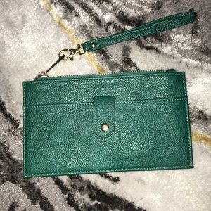 ❤️ 3/$18 Emerald Wristlet